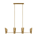Visual Comfort Studio - LXC1066BBS - Six Light Chandelier - Plivot - Burnished Brass