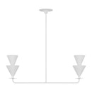 Visual Comfort Studio - LXC1092CPST - Two Light Linear Chandelier - Cornet - Cast Plaster