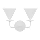 Visual Comfort Studio - LXW1052CPST - Two Light Wall Sconce - Cornet - Cast Plaster