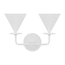 Visual Comfort Studio - LXW1052CPST - Two Light Wall Sconce - Cornet - Cast Plaster