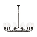 Visual Comfort Studio - TC11712AI - 12 Light Chandelier - Ziba - Aged Iron
