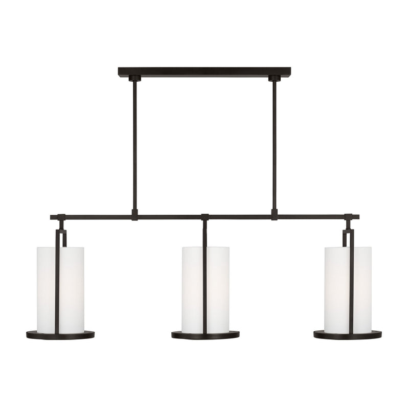 Visual Comfort Studio - TFC1053AI - Three Light Chandelier - Sherwood - Aged Iron