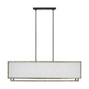 Visual Comfort Studio - TFC1086WDO - Six Light Chandelier - Brockway - Weathered Oak Wood