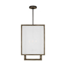 Visual Comfort Studio - TFC1094WDO - Four Light Chandelier - Brockway - Weathered Oak Wood