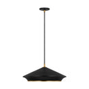 Visual Comfort Studio - TP1241MBKBBS - One Light Pendant - Stanza - Midnight Black