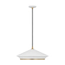 Visual Comfort Studio - TP1241MWTBBS - One Light Pendant - Stanza - Matte White