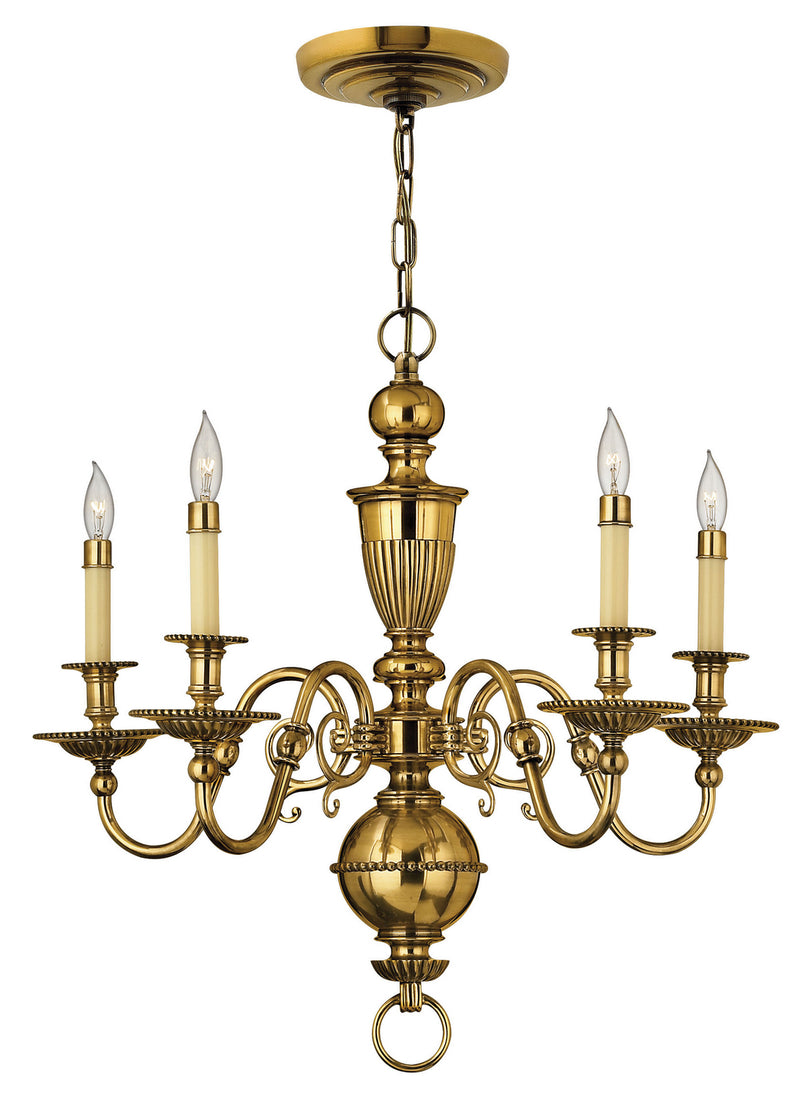 Hinkley - 4415BB - LED Foyer Pendant - Cambridge - Burnished Brass