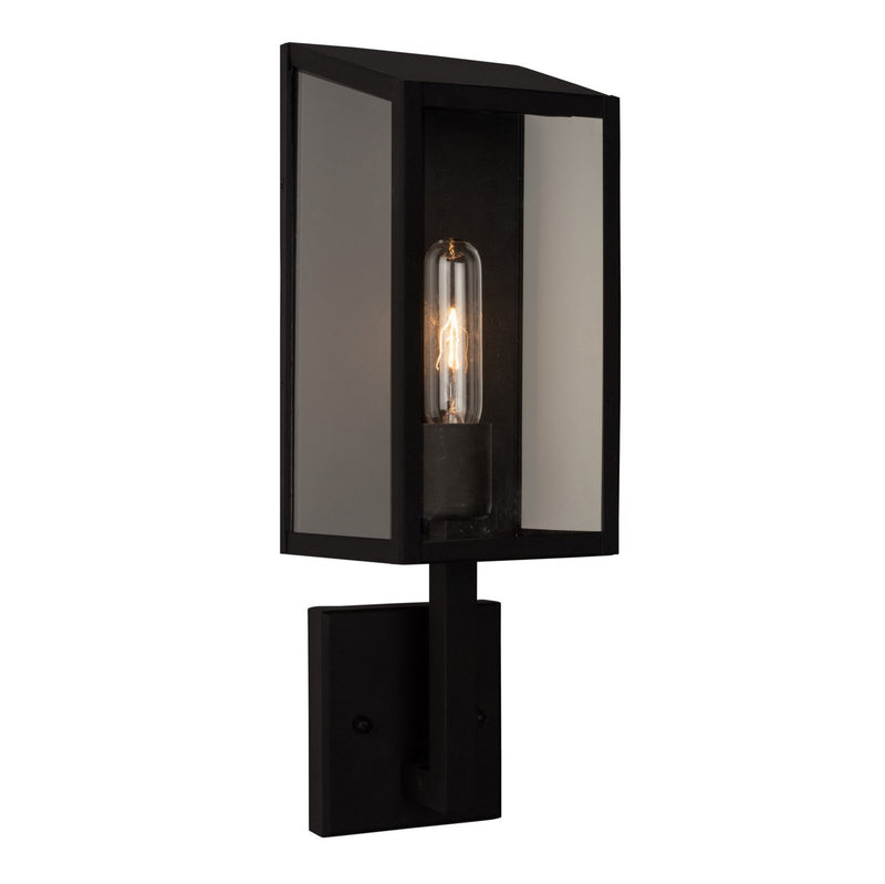 One Light Outdoor Wall Mount<br /><span style="color:#4AB0CE;">Entrega: 4-10 dias en USA</span><br /><span style="color:#4AB0CE;font-size:60%;">PREGUNTE POR ENTREGA EN PANAMA</span><br />Collection: Sonesta<br />Finish: Black