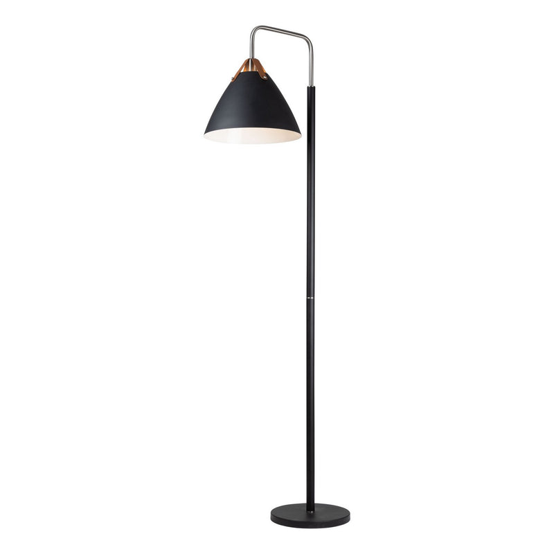 One Light Floor Lamp<br /><span style="color:#4AB0CE;">Entrega: 4-10 dias en USA</span><br /><span style="color:#4AB0CE;font-size:60%;">PREGUNTE POR ENTREGA EN PANAMA</span><br />Collection: Tote<br />Finish: Black & Brass