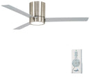 52" Ceiling Fan<br /><span style="color:#4AB0CE;">Entrega: 4-10 dias en USA</span><br /><span style="color:#4AB0CE;font-size:60%;">PREGUNTE POR ENTREGA EN PANAMA</span><br />Collection: Roto Flush<br />Finish: Brushed Nickel