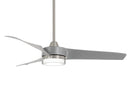 Minka Aire - F692L-BN/SL - 56" Ceiling Fan - Veer - Brushed Nickel With Silver Blades