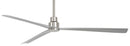 Minka Aire - F789-BNW - 65" Ceiling Fan - Simple - Brushed Nickel Wet