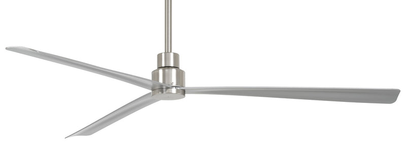 Minka Aire - F789-BNW - 65" Ceiling Fan - Simple - Brushed Nickel Wet