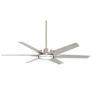 65" Ceiling Fan<br /><span style="color:#4AB0CE;">Entrega: 4-10 dias en USA</span><br /><span style="color:#4AB0CE;font-size:60%;">PREGUNTE POR ENTREGA EN PANAMA</span><br />Collection: Deco<br />Finish: Brushed Nickel Wet