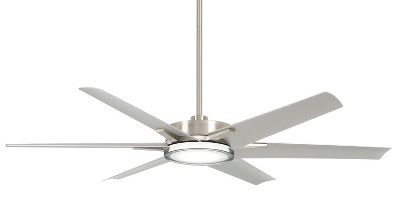 65" Ceiling Fan<br /><span style="color:#4AB0CE;">Entrega: 4-10 dias en USA</span><br /><span style="color:#4AB0CE;font-size:60%;">PREGUNTE POR ENTREGA EN PANAMA</span><br />Collection: Deco<br />Finish: Brushed Nickel Wet