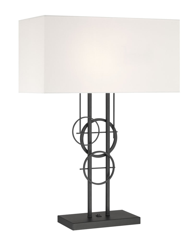 George Kovacs - P5136-066 - Two Light Table Lamp - Tempo - Sand Coal Black