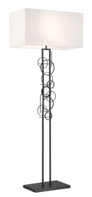 George Kovacs - P5137-066 - Two Light Floor Lamp - Tempo - Sand Coal Black
