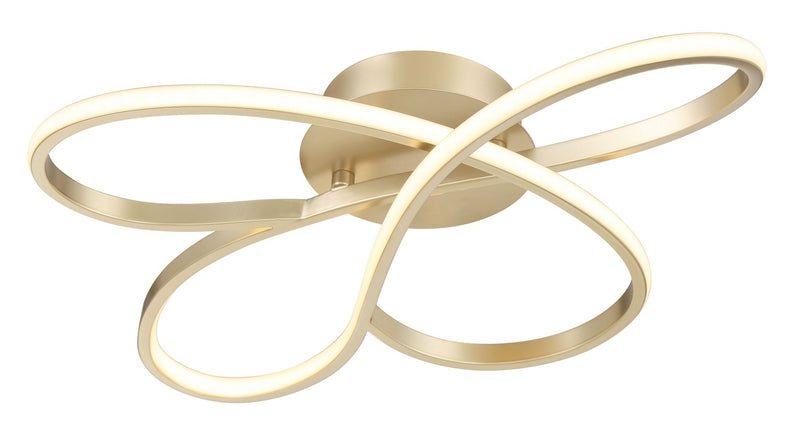 George Kovacs - P5434-697-L - LED Flush Mount - Astor by Robin Baron - Soft Gold