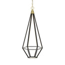 George Kovacs - P5521-726A-L - LED Pendant - Dripping Gems - Painted Soft Brass And Coal