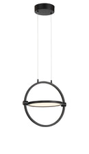 George Kovacs - P5542-66A-L - LED Pendant - Studio 23 - Coal Black