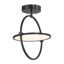 LED Semi Flush Mount<br /><span style="color:#4AB0CE;">Entrega: 4-10 dias en USA</span><br /><span style="color:#4AB0CE;font-size:60%;">PREGUNTE POR ENTREGA EN PANAMA</span><br />Collection: Studio 23<br />Finish: Coal Black