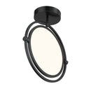 LED Semi Flush Mount<br /><span style="color:#4AB0CE;">Entrega: 4-10 dias en USA</span><br /><span style="color:#4AB0CE;font-size:60%;">PREGUNTE POR ENTREGA EN PANAMA</span><br />Collection: Studio 23<br />Finish: Coal Black
