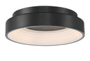 George Kovacs - P5551-66A-L - LED Flush Mount - Conc - Coal Black