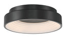 George Kovacs - P5551-66A-L - LED Flush Mount - Conc - Coal Black