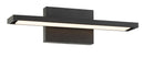George Kovacs - P5580-66A-L - LED Bath Vanity - Parallel - Coal Black