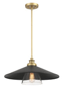 Minka-Lavery - 1406-758 - One Light Mini Pendant - SEGAN - Coal And Soft Brass