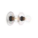 Two Light Bath Vanity<br /><span style="color:#4AB0CE;">Entrega: 4-10 dias en USA</span><br /><span style="color:#4AB0CE;font-size:60%;">PREGUNTE POR ENTREGA EN PANAMA</span><br />Collection: Vapors<br />Finish: Coal Black