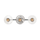 Three Light Bath Vanity<br /><span style="color:#4AB0CE;">Entrega: 17-18 semanas en USA</span><br /><span style="color:#4AB0CE;font-size:60%;">PREGUNTE POR ENTREGA EN PANAMA</span><br />Collection: Vapors<br />Finish: Coal Black