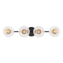 Four Light Bath Vanity<br /><span style="color:#4AB0CE;">Entrega: 4-10 dias en USA</span><br /><span style="color:#4AB0CE;font-size:60%;">PREGUNTE POR ENTREGA EN PANAMA</span><br />Collection: Vapors<br />Finish: Coal Black