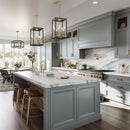 Eight Light Pendant<br /><span style="color:#4AB0CE;">Entrega: 4-10 dias en USA</span><br /><span style="color:#4AB0CE;font-size:60%;">PREGUNTE POR ENTREGA EN PANAMA</span><br />Collection: UNION ESTATES<br />Finish: Coal And Soft Brass