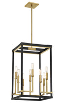 Eight Light Pendant<br /><span style="color:#4AB0CE;">Entrega: 4-10 dias en USA</span><br /><span style="color:#4AB0CE;font-size:60%;">PREGUNTE POR ENTREGA EN PANAMA</span><br />Collection: UNION ESTATES<br />Finish: Coal And Soft Brass