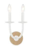 Minka-Lavery - 2122-655 - Two Light Wall Sconce - LANTON - Sand White