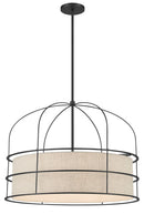Minka-Lavery - 2156-66A - Six Light Pendant - Gateway Park - Coal
