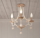 Minka-Lavery - 2662-717 - Three Light Semi Flush Mount - Colonial Charm - White Wash