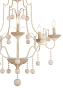 Five Light Chandelier<br /><span style="color:#4AB0CE;">Entrega: 4-10 dias en USA</span><br /><span style="color:#4AB0CE;font-size:60%;">PREGUNTE POR ENTREGA EN PANAMA</span><br />Collection: Colonial Charm<br />Finish: White Wash