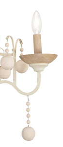 Five Light Chandelier<br /><span style="color:#4AB0CE;">Entrega: 4-10 dias en USA</span><br /><span style="color:#4AB0CE;font-size:60%;">PREGUNTE POR ENTREGA EN PANAMA</span><br />Collection: Colonial Charm<br />Finish: White Wash