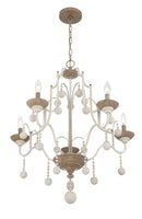 Five Light Chandelier<br /><span style="color:#4AB0CE;">Entrega: 4-10 dias en USA</span><br /><span style="color:#4AB0CE;font-size:60%;">PREGUNTE POR ENTREGA EN PANAMA</span><br />Collection: Colonial Charm<br />Finish: White Wash