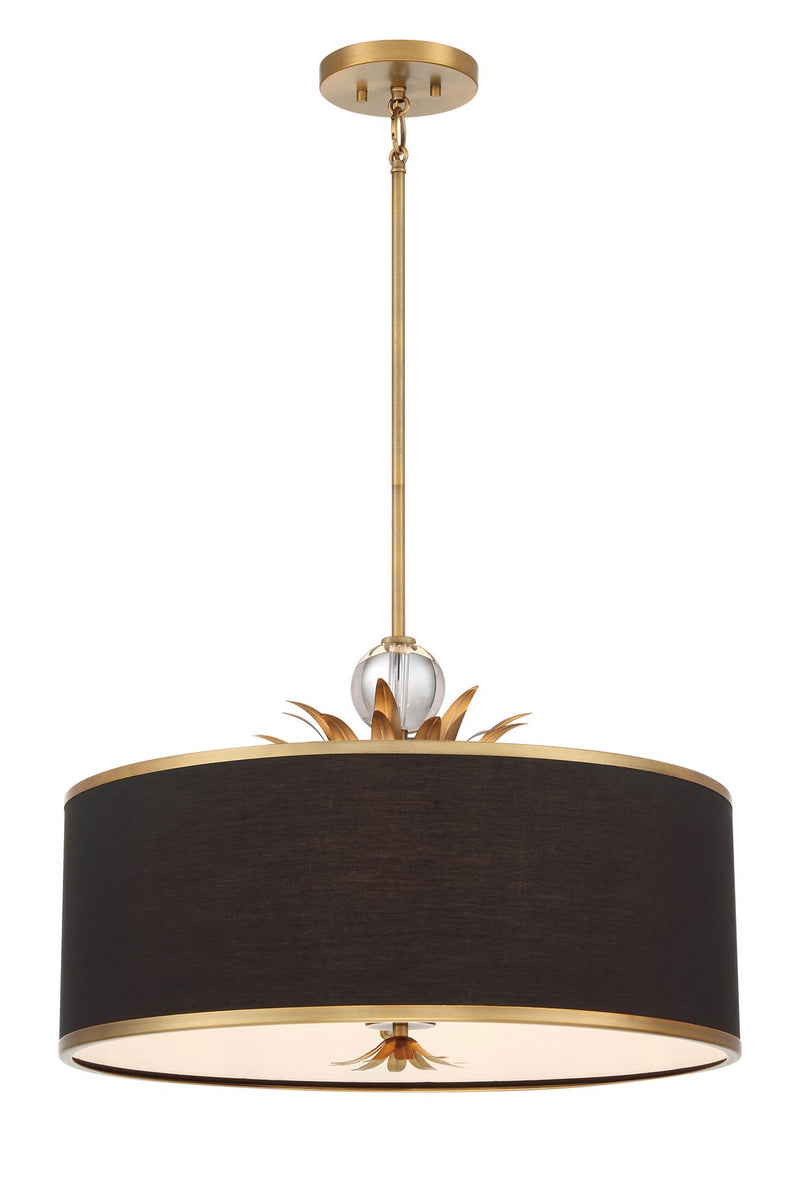Minka-Lavery - 4584-672 - Four Light Pendant - Caprio - Brushed Brass