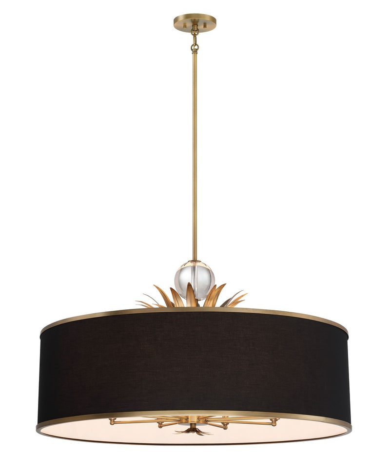 Minka-Lavery - 4588-672 - Eight Light Pendant - Caprio - Brushed Brass