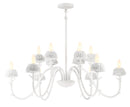 Minka-Lavery - 5908-655 - 12 Light Chandelier - North Fork by Robin Baron - Sand White