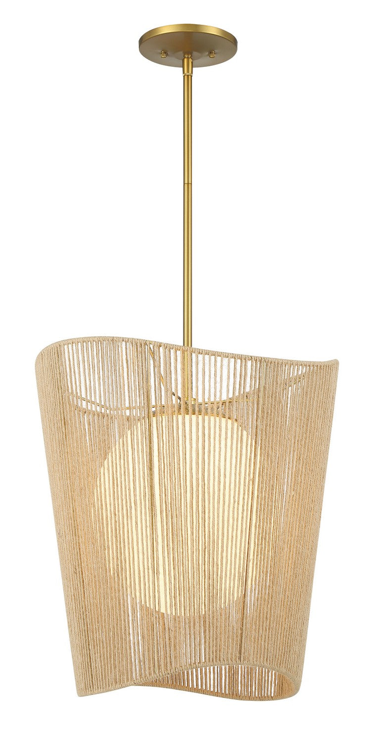 Minka-Lavery - 6575-695 - One Light Pendant - Key Largo - Soft Brass