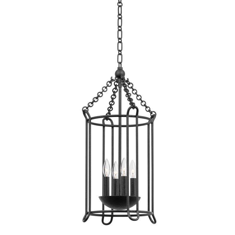 Troy Lighting - F4614-BI - Four Light Lantern - Lassen - Black Iron