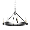 Troy Lighting - F6233-TBK - Eight Light Outdoor Chandelier - Sutton - Texture Black