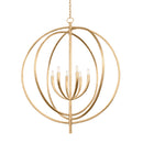 Troy Lighting - F8840-VGL - Six Light Pendant - Fillea - Vintage Gold Leaf