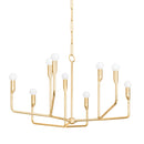 Troy Lighting - F9232-VGL - Nine Light Chandelier - Norman - Vintage Gold Leaf