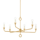 Troy Lighting - F9531-VGL - Six Light Chandelier - Orson - Vintage Gold Leaf